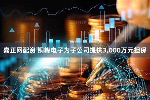 嘉正网配资 铜峰电子为子公司提供3,000万元担保